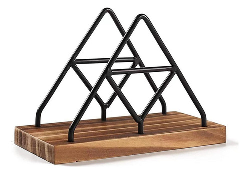 Servilletero Para Mesa Servilletero De Madera Dispensador De