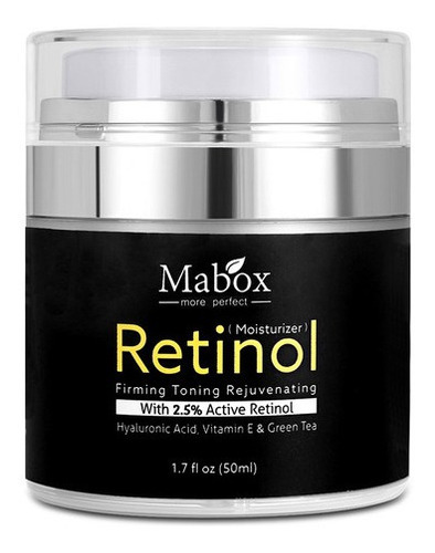 Crema Hidratante Black Mabox Retinol 2,5%