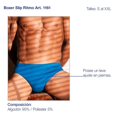 Slip, Calzoncillo De Hombre Algodon Pack X6