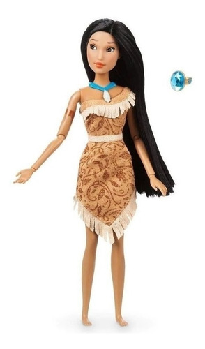 Imagem 1 de 3 de Boneca Clássica Pocahontas Com Anel Ms Sj