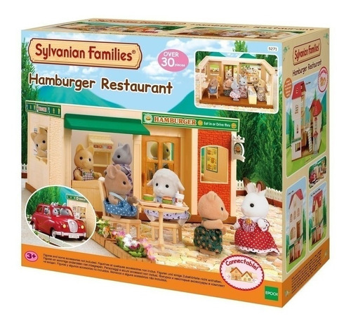 Sylvanian Families 5271 Restaurant De Hamburguesa Mundomania