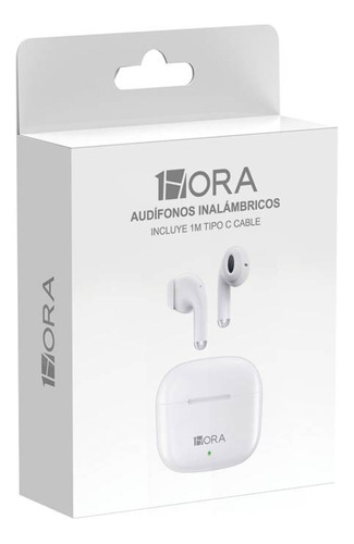 Audífonos In-ear Inalámbricos 1hora Aut203 Incluye Cable Tc