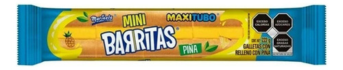 8 Pzas Barritas Maxitubo Mini Con Relleno Con Piña 222 G