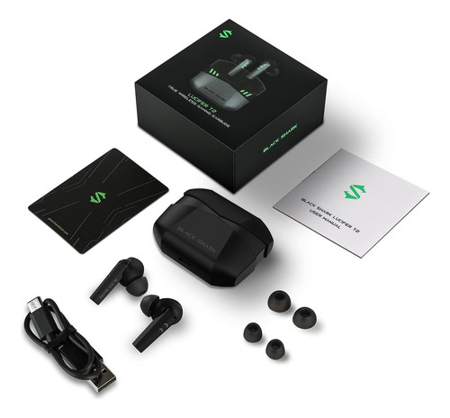 Black Shark Auriculares Inalámbricos Bluetooth 5.2 Auricular
