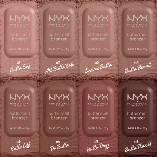 Bronceador Mate Buttermelt, Maquillaje Facial De L. Durac.