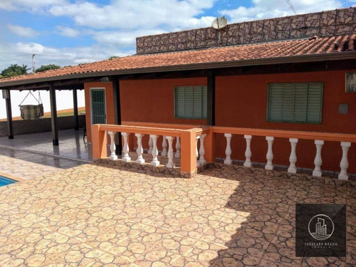 Chácara Com 3 Dormitórios À Venda, 1030 M² Por R$ 550.000,00 - Residencial Alvorada - Araçoiaba Da Serra/sp - Ch0011