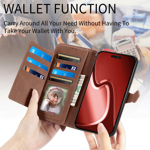 Funda Para Teléfono Oppo A18 A17 A16 A15 A12 Funda De Piel Tipo Cartera