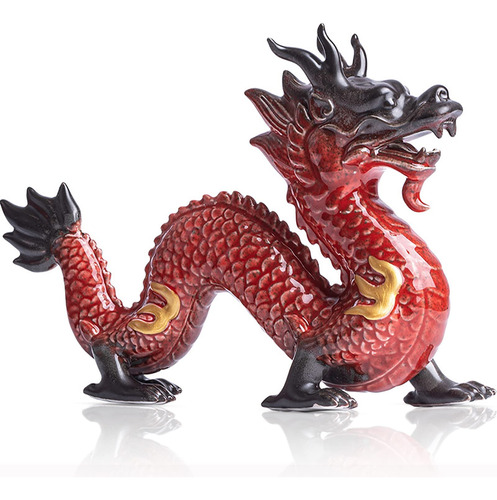 Estatua De Dragon Chino Grande De Feng Shui Para Decoracion
