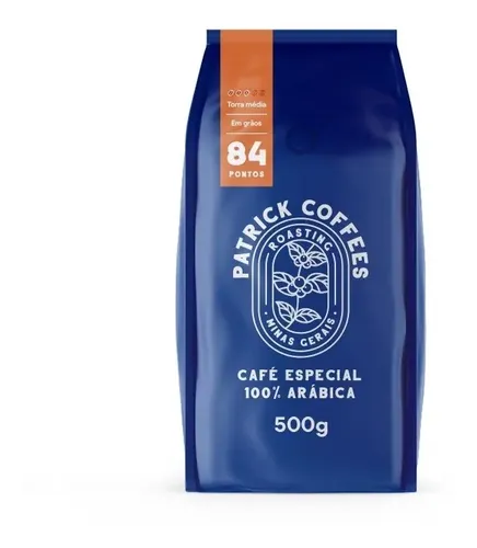 Café Creme Gourmet 100% Arabica Torrado Em Grãos 500gramas
