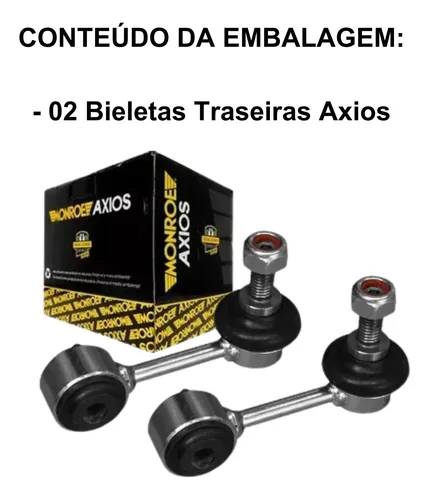 Kit 28 Buchas Suspensão Dianteira + Traseira Fusion Axios