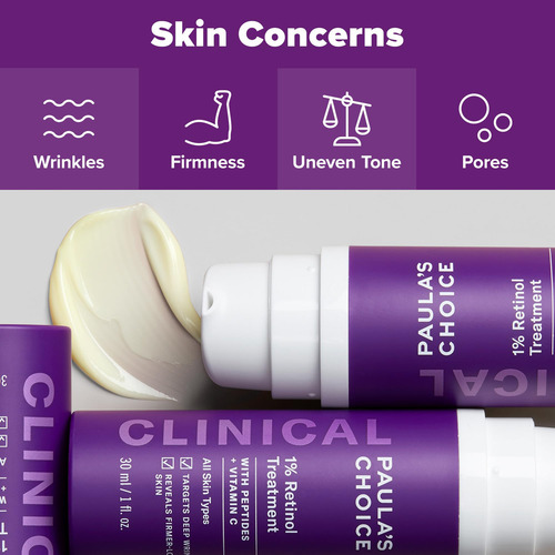 Crema Tratamiento Retinol 1% Con Péptidos Y Vitamina C -