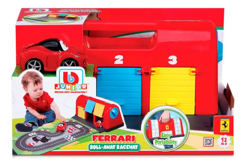 Junior Ferrari Roll-away Raceway +12m Via Autos Febo