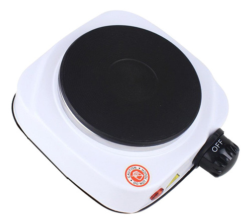 Estufa De Cocina Mini Placa Caliente Individual 500w Blanco