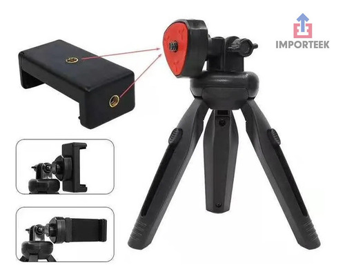 . Soporte Tripie Celular Base Adaptador Camara Universal 360