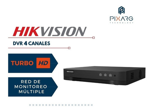 Imagen 5 de 10 de Kit 4 Camaras 2mpx 1080p Hikvision + Dvr 4 Canales + Disco