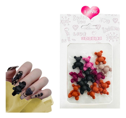 Osos Kawai Super Cute Para Decoracion De Uñas O Manualidades Color Mix 1