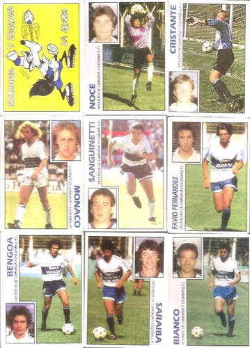 Gimnasia La Plata 1993 Futbol 93 Completo 20 Figuritas