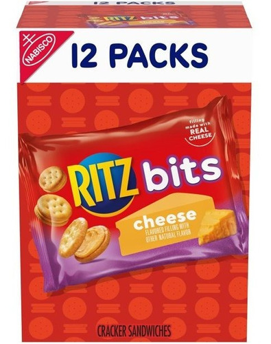 Ritz Bits Cheese Sandwish 12pack 336grs 