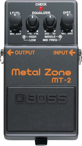 Pedal Boss Mt2 Metal Zone + Cable Interpedal Ernie Ball 