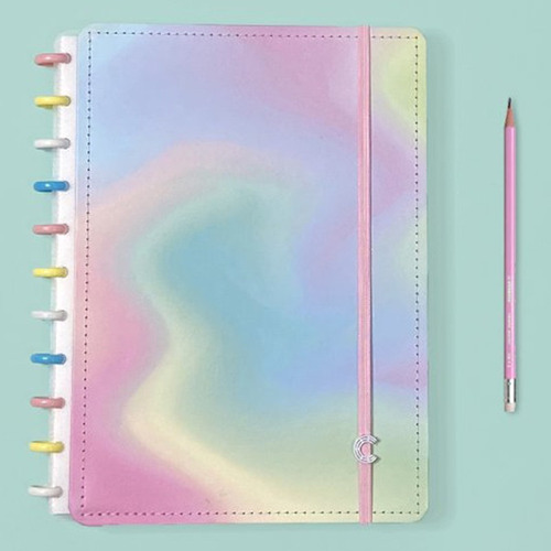 Caderno Inteligente Grande Color Candy Splash