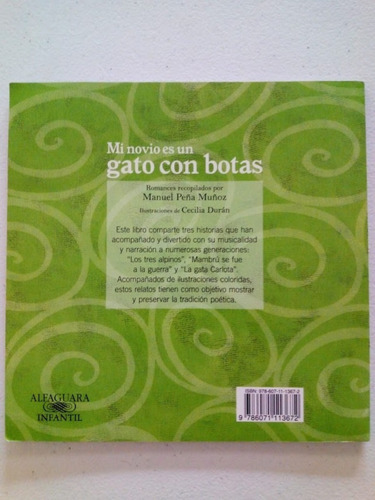 Mi Novio Es Un Gato Con Botas - Manuel Peña Muñoz (Usado)