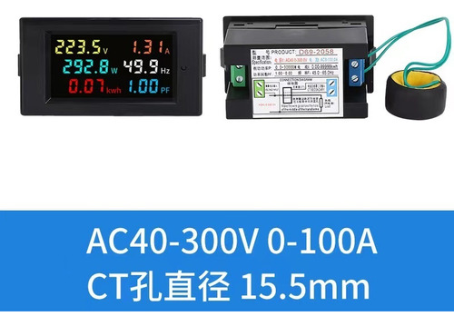 Ac Voltage And Current Meter Ac40-300v