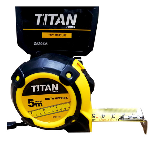 Metro X 5 Mts Titan Tools Cinta Métrica Flexómetro