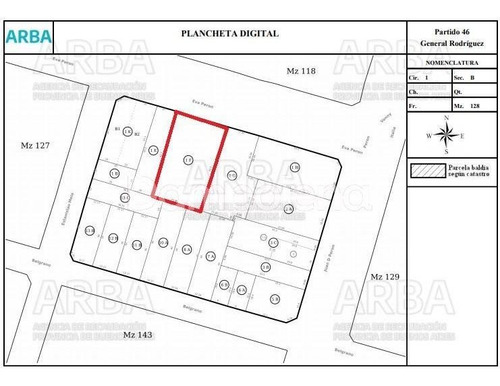 Imagen 5 de 5 de Terreno En Venta O Permuta Ubicado En General Rodríguez, General Rodríguez