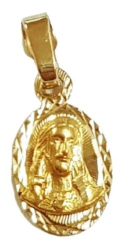 Medalla Oro 14k Sagrado Corazón De Jesús 