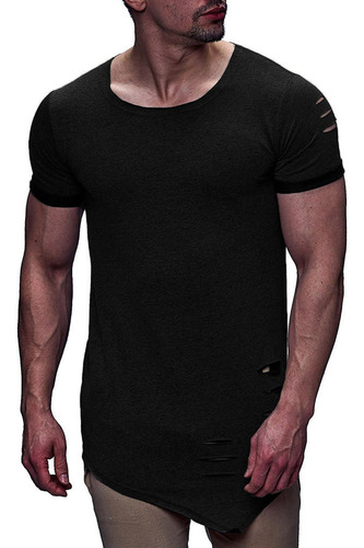 Blusa Camisa Delgada De Manga Corta Para Hombre