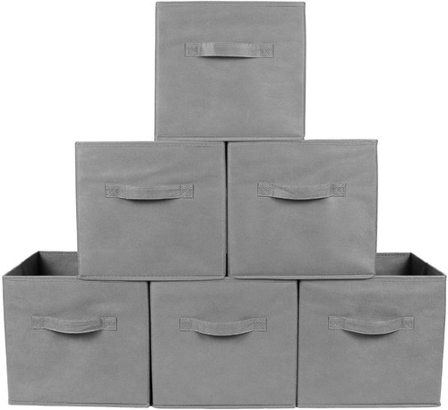 Caja Plegable, Cubo Organizador De Tela, Set 6