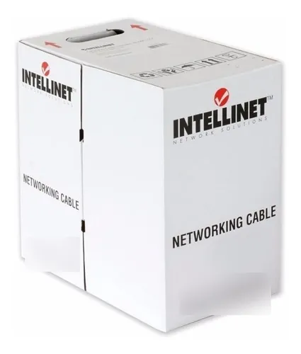 comprar Bobina Cable Utp De Red Cat 6 Cca 305 Metros Gris Pyme