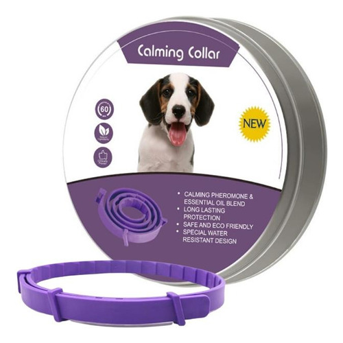 Collar Calmante Perros Ajustable Calma Ansiedad Relajante