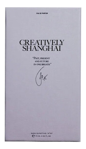 Perfume Importado Zara Creatively Shanghai Edp - 75ml