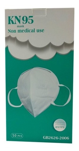 Imagen 2 de 3 de Cubrebocas Kn95 Tapabocas 50 Piezas Reutilizables 5 Capas