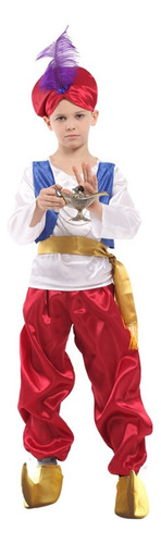 Disfraz De Aladino De Halloween Para Niños De Fantasia, Árab Cosplay