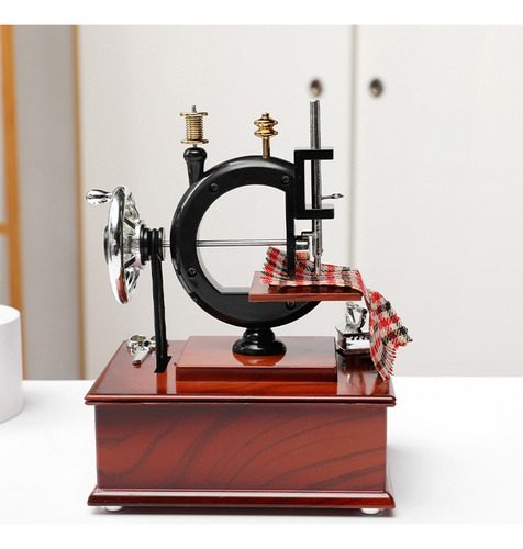 Caja De Música Para Máquina De Coser E, Adornos Decorativos