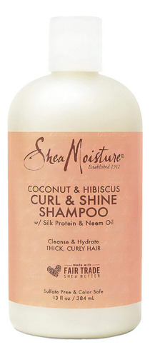  Shampoo Para Rizos Con Coco-hibisco Sheamoisture 384ml