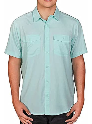 Camisa Columbia Regulr Fit Omni-shade Talla Xl De Hombre-a23