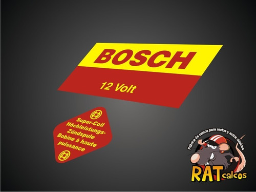 Calcos Bobina Bosch / Kit X 2