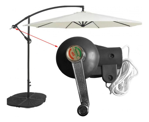 Accesorios For Sombrilla De Patio Soporte De Manivela