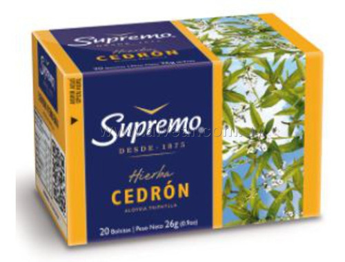 Te Supremo Cedron 20 Sobres