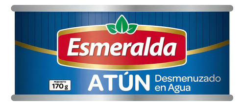 Atún Desmenuzado Esmeralda En Agua Lata 170 G