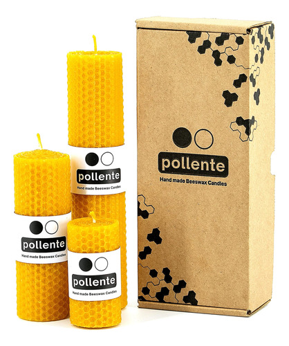 Velas De Cera De Abeja, Velas Cónicas De Cera De Abeja...