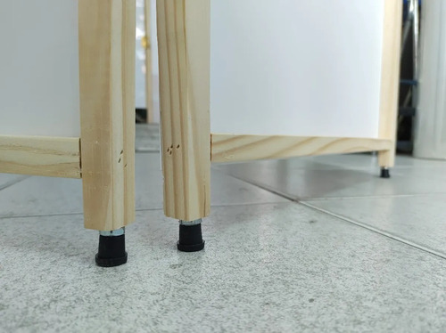 Imagen 2 de 4 de Biombo Plegable Separador De Ambientes De Madera (3 Hojas)