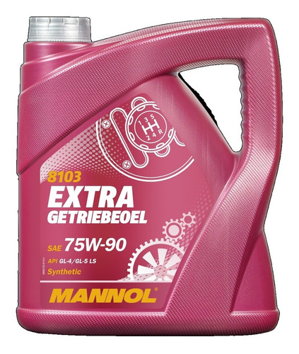 Aceite Transmisión Mannol Extra Getriebeoel 75w90 4lts