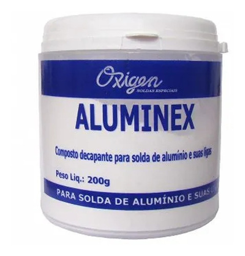 Aluminex 200 G Fluxo Em Pó Soldagem E Brasagem Oxigen