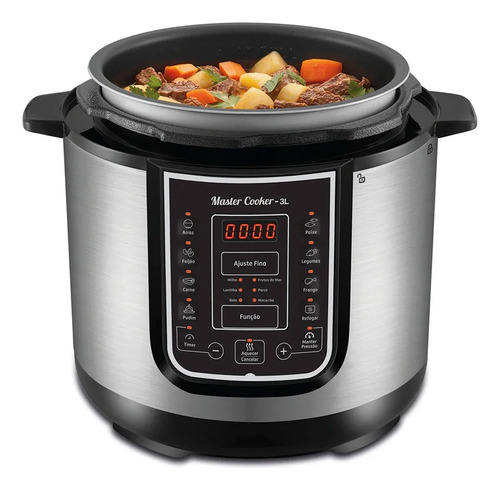Panela De Pressão Elétrica Mondial Pe-40 700w 220v 3l Outlet