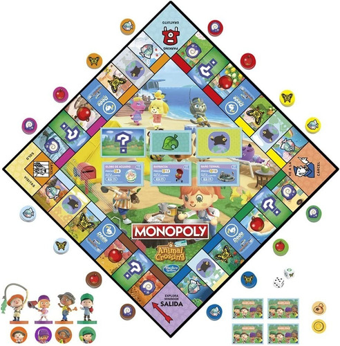 Monopoly Animal Crossing En Español Hasbro Gaming