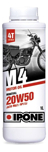 Aceite Lubricante Ipone M4  20w50 Mineral/ Performance Bikes